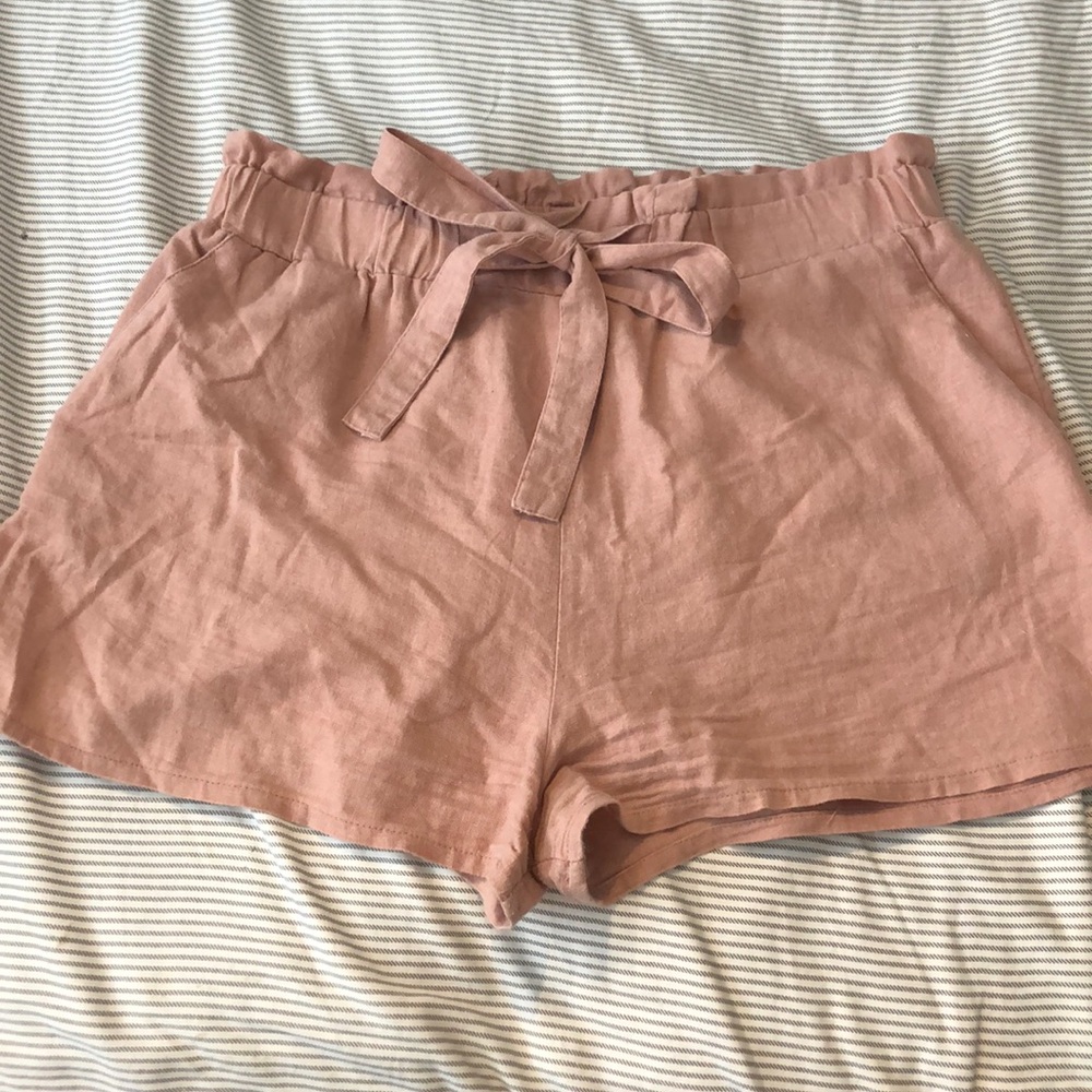 Linen shorts